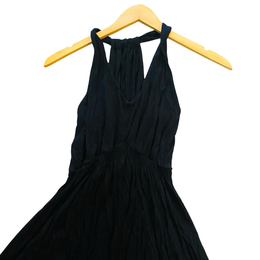 cAbi 5114 Womens Parker Dress Solid Black Jersey Sleeveless V-Neck - Picture 4 of 6
